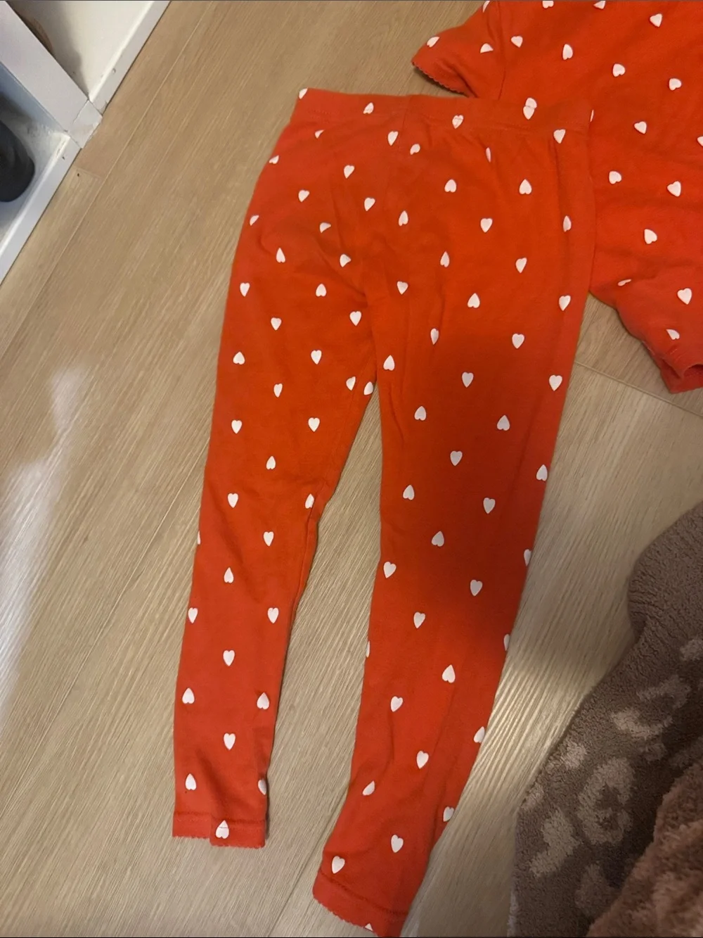 Carter's Red Heart-Print Pajama Set